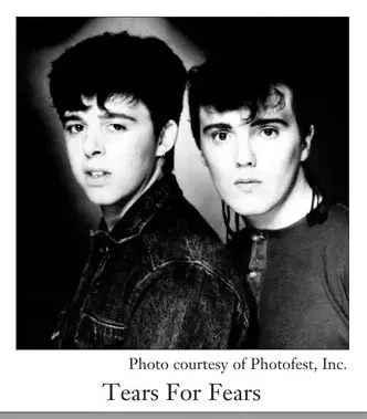 Sheet music: perfect 5th interval example continued from Tears For Fears section
