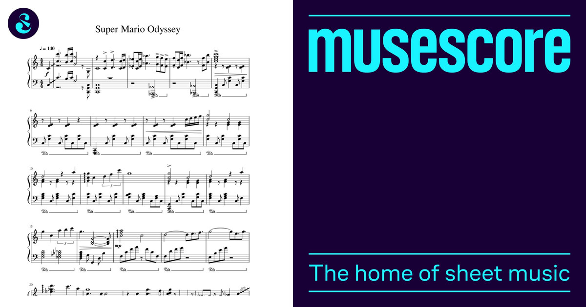スーパーマリオオデッセイ ピアノソロ 楽譜 ピアノ (ソロ) | MuseScore.com