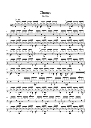 Change - Djo 楽譜 コード付き ピアノ (ソロ) easy | MuseScore.com