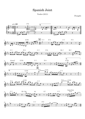 無料のディアンジェロ の楽譜 | MuseScore.com でPDFのダウンロード