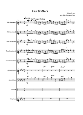 無料のWoody Herman の楽譜 | MuseScore.com でPDFのダウンロード