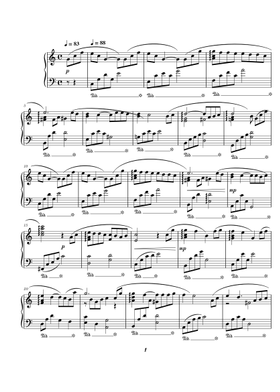 無料の穏やかな風 西村由紀江 の楽譜 | MuseScore.com でPDFの