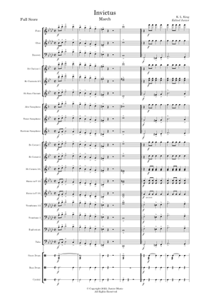 Invictus – Karl L. King Sheet Music for Trombone, Cornet, Euphonium ...