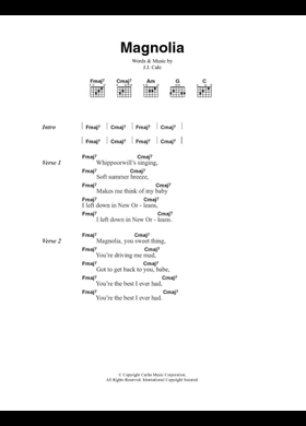 無料のJ.J.ケイル の楽譜 | MuseScore.com でPDFのダウンロードまたは印刷