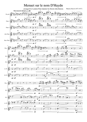 ハイドンの名によるメヌエット 楽譜 ピアノ (ソロ) | MuseScore.com