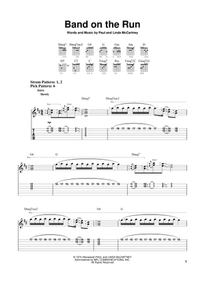 My Love の公式楽譜を演奏する by Paul McCartney and the Wings