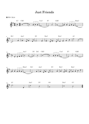 just friends 楽譜 ピアノ (ソロ) | MuseScore.com