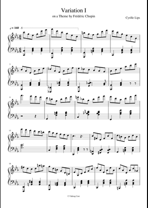 練習曲 作品10 第3番 - 悲しみ の公式楽譜を演奏する フレデリック