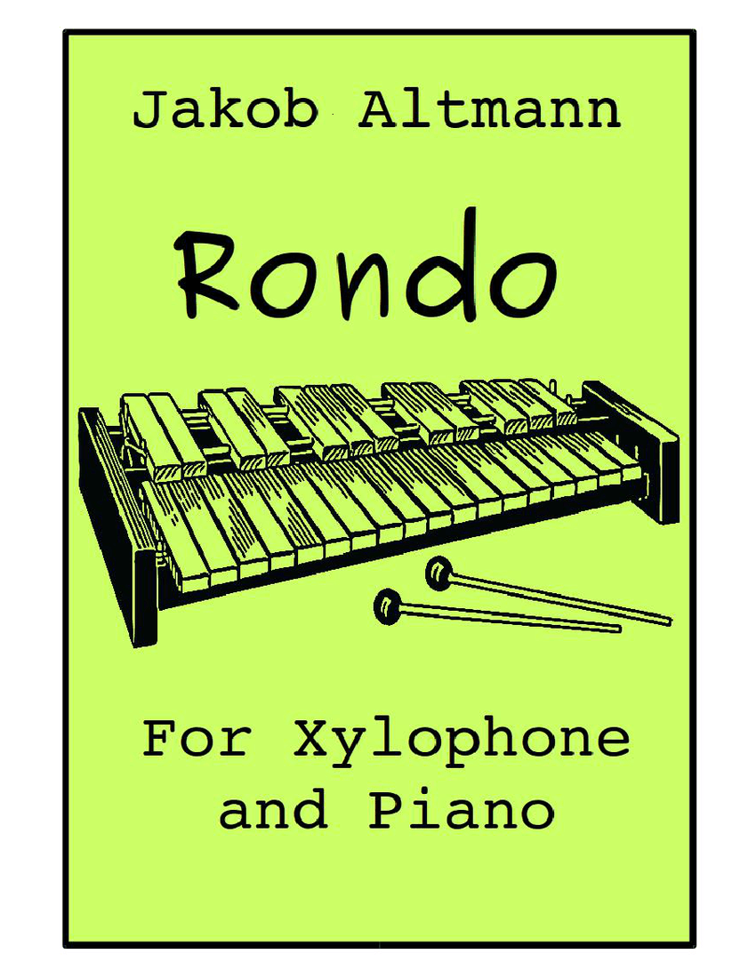 Jacob Rondo RONDO FOR XYLOPHONE AND PIANO in the classical style 楽譜 ピアノ (ソロ ...