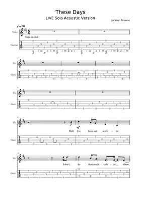 無料のジャクソン・ブラウン の楽譜 | MuseScore.com でPDFの 無料のジャクソン・ブラウン の楽譜 | MuseScore.com でPDFの