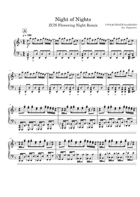 無料のナイト・オブ・ナイツ COOL&CREATE の楽譜 | MuseScore.com で