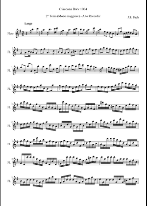 バッハ パルティータ第2番 ニ短調 BWV 1004 ジーグ – ヨハン