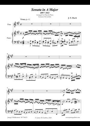 J.S.バッハ フルートソナタ ロ短調 BWV1030 （リコーダー、ファゴット