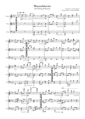 無料のルチアーノ・ベリオ の楽譜 | MuseScore.com でPDFの