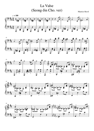 ラヴェル - ラ・ヴァルス (ピアノ2手) 楽譜 ピアノ (ソロ) | MuseScore.com