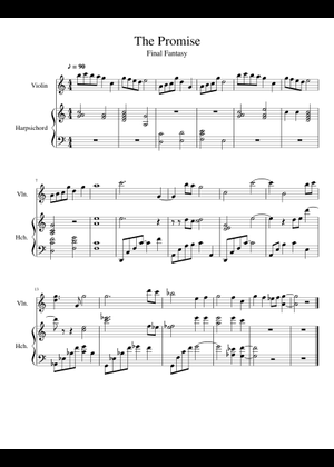 約束 ファイナルファンタジーXIII 楽譜 ピアノ (ソロ) | MuseScore.com