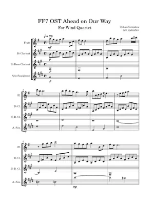 ファイナルファンタジーVII (FFVII) OST - 旅立ち - 植松伸夫 楽譜 ファイナルファンタジーVII (FFVII) OST - 旅立ち - 植松伸夫 楽譜