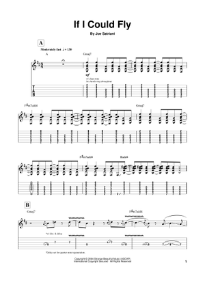 Friends の公式楽譜を演奏する by Joe Satriani ギター | MuseScore.com