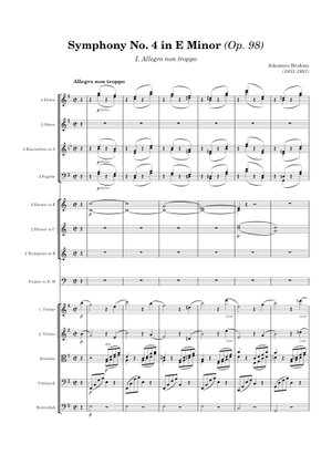 ブラームス：交響曲第4番 作品98 第4楽章 シャコンヌ（ピアノ独奏版