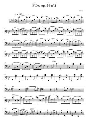 13のピアノ曲集 op. 76 No.2 より イ短調のエチュード 楽譜 ピアノ