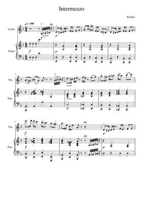 無料のゾルターン・コダーイ の楽譜 | MuseScore.com でPDFの