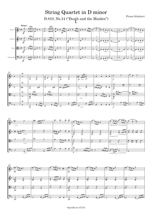 String Quartet In D Minor, D. 810 Death and The Maiden – Franz