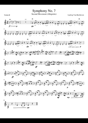 交響曲第7番 Op.92 (L.v.ベートーヴェン- F.リスト) 楽譜 ピアノ (ソロ