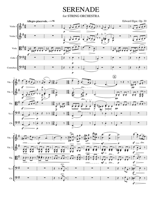 無料の の楽譜弦楽アンサンブル 用 | MuseScore.com でPDFの