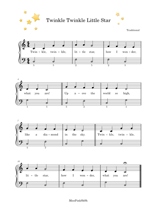 MissPinkShSh | 無料の の楽譜 | MuseScore.com でPDFのダウンロード