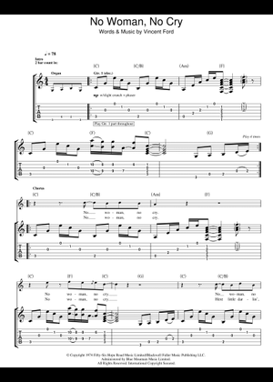 War の公式楽譜を演奏する by Bob Marley ギター | MuseScore.com