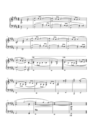 Andata - 坂本龍一 楽譜 コード付き ピアノ (ソロ) easy | MuseScore.com