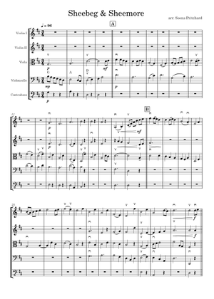 Sheebeg and Sheemore – Misc Traditional 楽譜 タブ譜あり ギター (ソロ) | MuseScore.com