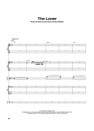 After The War - Gary Moore (Transcribed Score) の公式楽譜を演奏