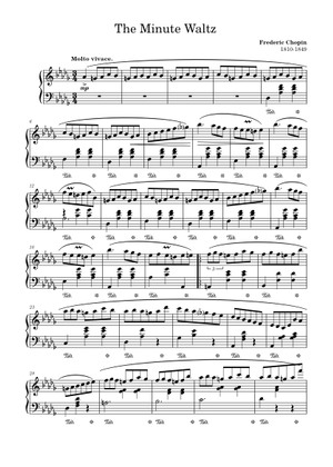 Waltz in D-flat major Op.64 No.1 