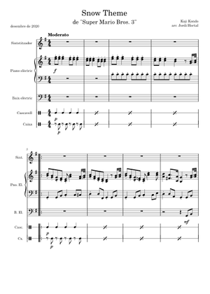 スーパーマリオ64 - 雪山 – 近藤浩治 楽譜 ピアノ (ソロ) | MuseScore.com