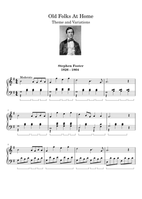 無料のスティーブン・C・フォスター の楽譜 | MuseScore.com でPDFの