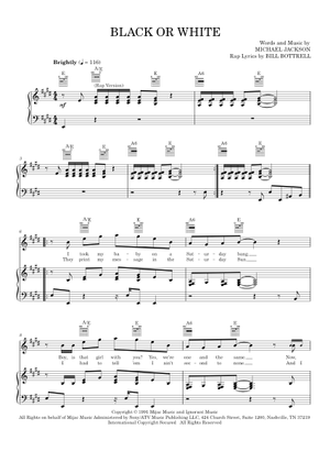 Black_Or_White 楽譜 タブ譜あり ギター (ソロ) | MuseScore.com