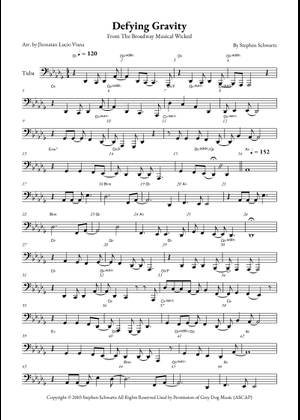 自由を求めて 楽譜 チューバ (ソロ) | MuseScore.com