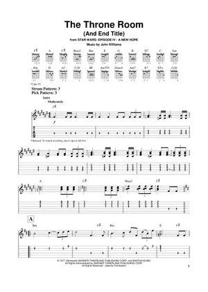 Throne Room and End Title (from Star Wars: A New Hope) の公式楽譜 Throne Room and End Title (from Star Wars: A New Hope) の公式楽譜