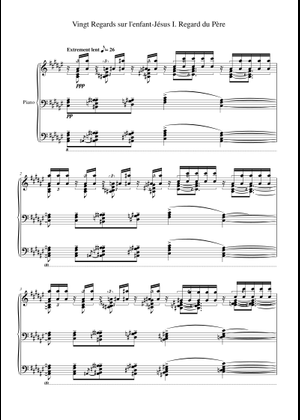 オリヴィエ・メシアン - 幼子イエスに注ぐ20の眼差し 第5曲 御子による