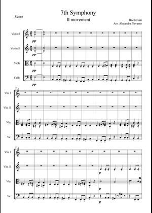 ベートーヴェン：交響曲第7番 イ長調 作品92 第2楽章 アレグレット