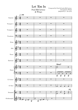 レット・エム・イン 楽譜 コード付き ピアノ (ソロ) easy | MuseScore.com