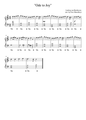 無料の交響曲第9番, Op.125 ルートヴィヒ・ヴァン・ベートーヴェン の