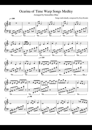 ゼルダの伝説: 時のオカリナ 楽譜 ピアノ (ソロ) | MuseScore.com