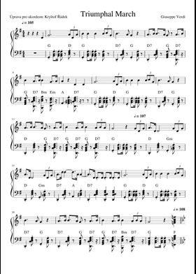 無料のアイーダ ジュゼッペ・ヴェルディ の楽譜 | MuseScore.com でPDF