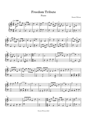 フリーダム の公式楽譜を演奏する ワム! ピアノ, ボーカル | MuseScore.com