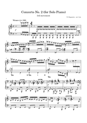 WIP) Piano Concerto No. 2, Op. 14 – Nikolai Kapustin 楽譜 ピアノ