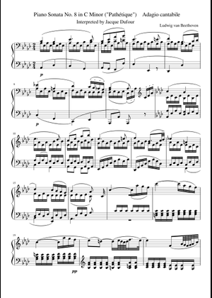 ソナタ第8番「悲愴」第1楽章 楽譜 ピアノ (ソロ) | MuseScore.com