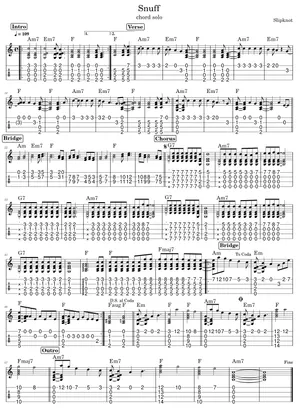 スナッフ - スリップノット 楽譜 ピアノ (ソロ) | MuseScore.com スナッフ - スリップノット 楽譜 ピアノ (ソロ) | MuseScore.com