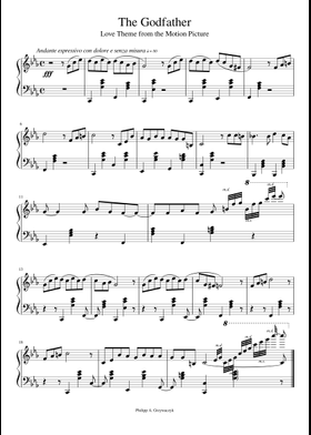 無料のニーノ・ロータ の楽譜 | MuseScore.com でPDFのダウンロード